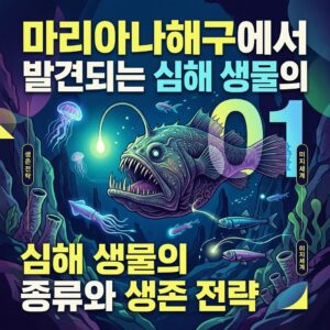 ai thumbnail poster 마리아나해구에서 발견되는 심해 생물의 종류와 생존 전략 1788786693