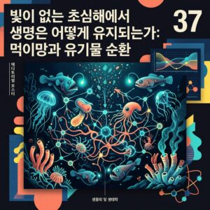 ai thumbnail poster 빛이 없는 초심해에서 생명은 어떻게 유지되는가 먹이망과 유기물 순환 1788787248