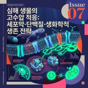 ai thumbnail poster 심해 생물의 고수압 적응 세포막·단백질·생화학적 생존 전략 1788787484